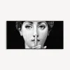 Decorative Panels<Fornasetti Panel Silenzio White/Black