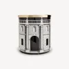Paper Baskets<Fornasetti Paper Basket Casa Con Colonne White/Black