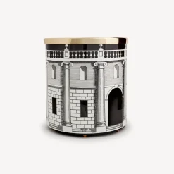 Paper Baskets<Fornasetti Paper Basket Casa Con Colonne White/Black