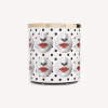 Paper Baskets<Fornasetti Paper Basket Comme Des Forna White/Black/Red