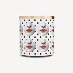Paper Baskets<Fornasetti Paper Basket Comme Des Forna White/Black/Red