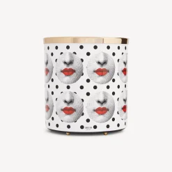 Paper Baskets<Fornasetti Paper Basket Comme Des Forna White/Black/Red