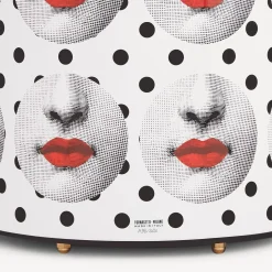 Paper Baskets<Fornasetti Paper Basket Comme Des Forna White/Black/Red