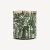 Paper Baskets<Fornasetti Paper Basket Giardino Settecentesco Green/Ivory