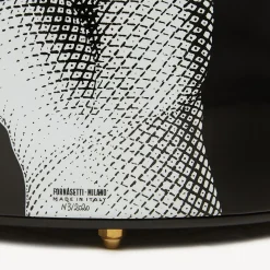 Paper Baskets<Fornasetti Paper Basket Mani White/Black/Gold