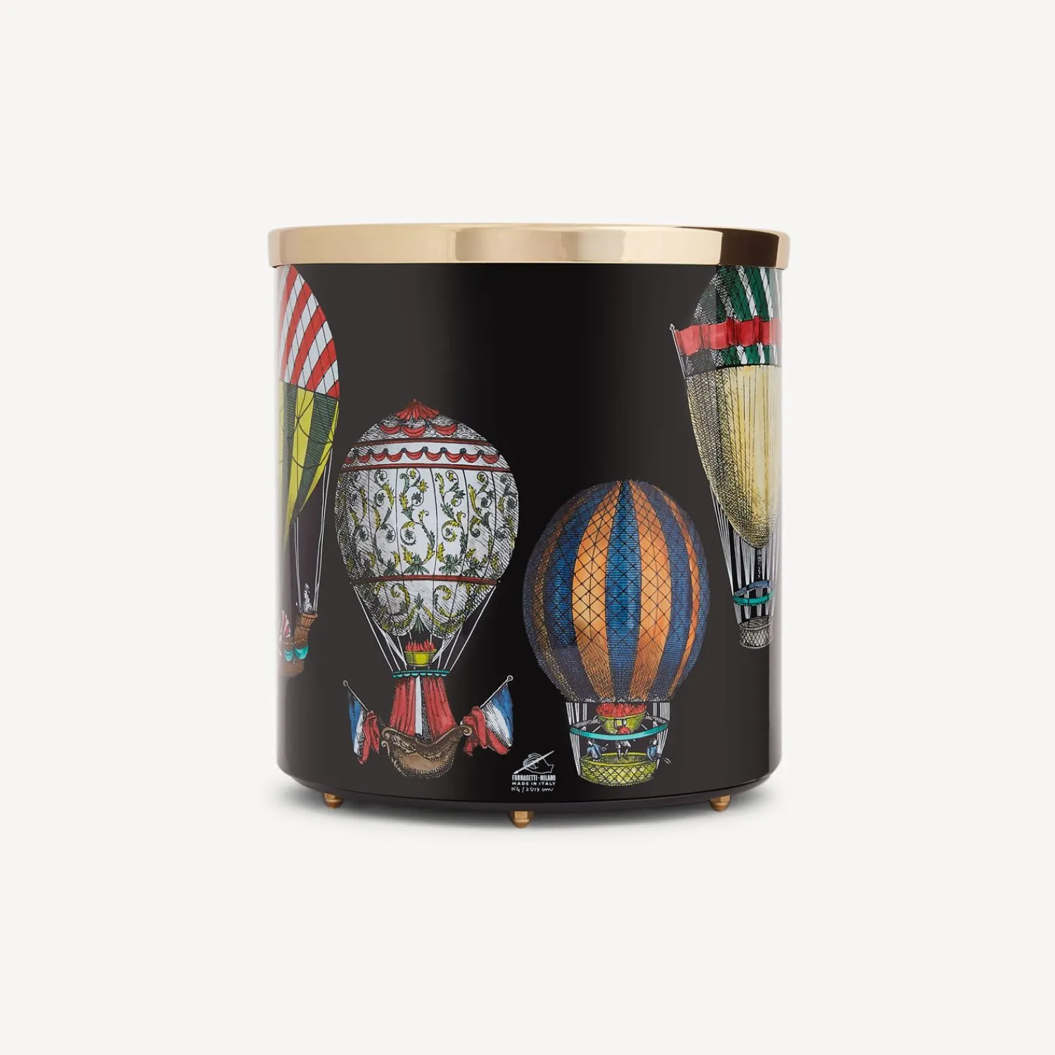 Paper Baskets<Fornasetti Paper Basket Palloni Multicolour