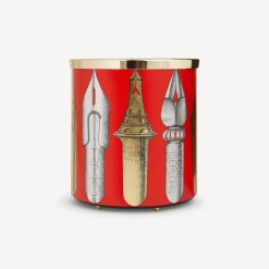Paper Baskets<Fornasetti Paper Basket Pennini Gold/Silver/Red