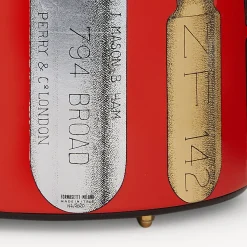 Paper Baskets<Fornasetti Paper Basket Pennini Gold/Silver/Red