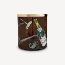 Paper Baskets<Fornasetti Paper Basket Scimmie & Co. Multicolour