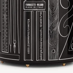 Paper Baskets<Fornasetti Paper Basket Strumenti Da Disegno White/Black