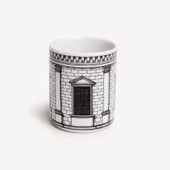 Small Containers<Fornasetti Pencil Holder Architettura White/Black