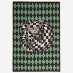 Plaid<Fornasetti Plaid High Fidelity Losanghe Multicolour