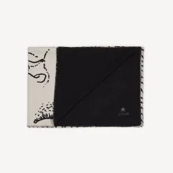 Plaid<Fornasetti Plaid Solingo White/Black