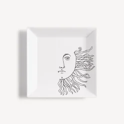 Decorative Plates<Fornasetti Plate Solitario White/Black