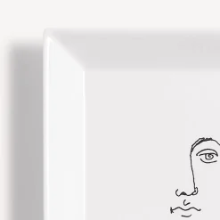 Decorative Plates<Fornasetti Plate Solitario White/Black