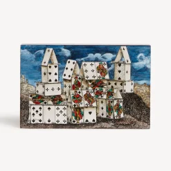 Glove Boxes<Fornasetti Playing Card Box Citta Di Carte Multicolour