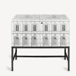 Cabinets<Fornasetti Raised Cabinet Architettura White/Black