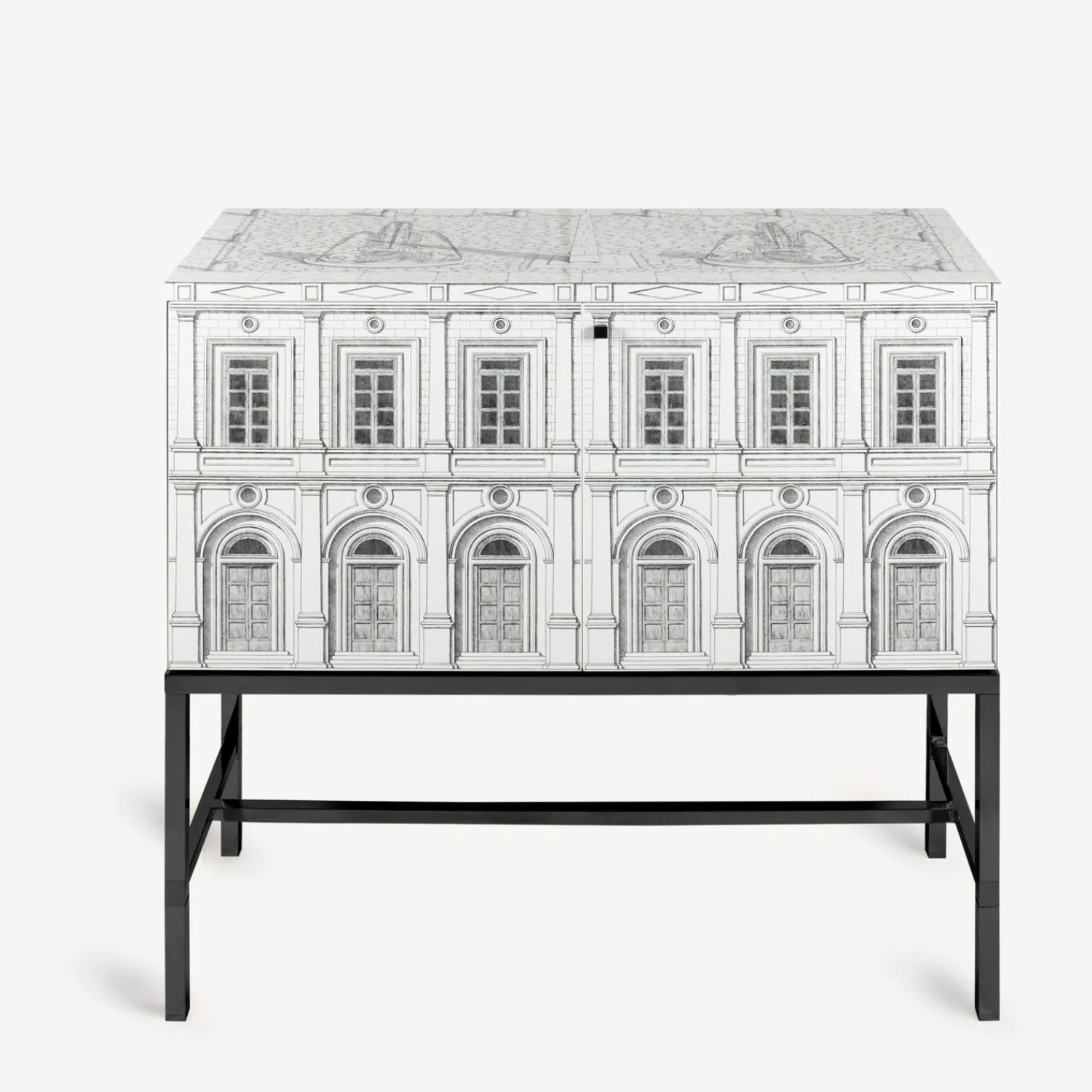 Cabinets<Fornasetti Raised Cabinet Architettura White/Black