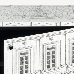 Cabinets<Fornasetti Raised Cabinet Architettura White/Black