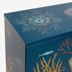 Cabinets<Fornasetti Raised Sideboard Fondo Marino Multicolour