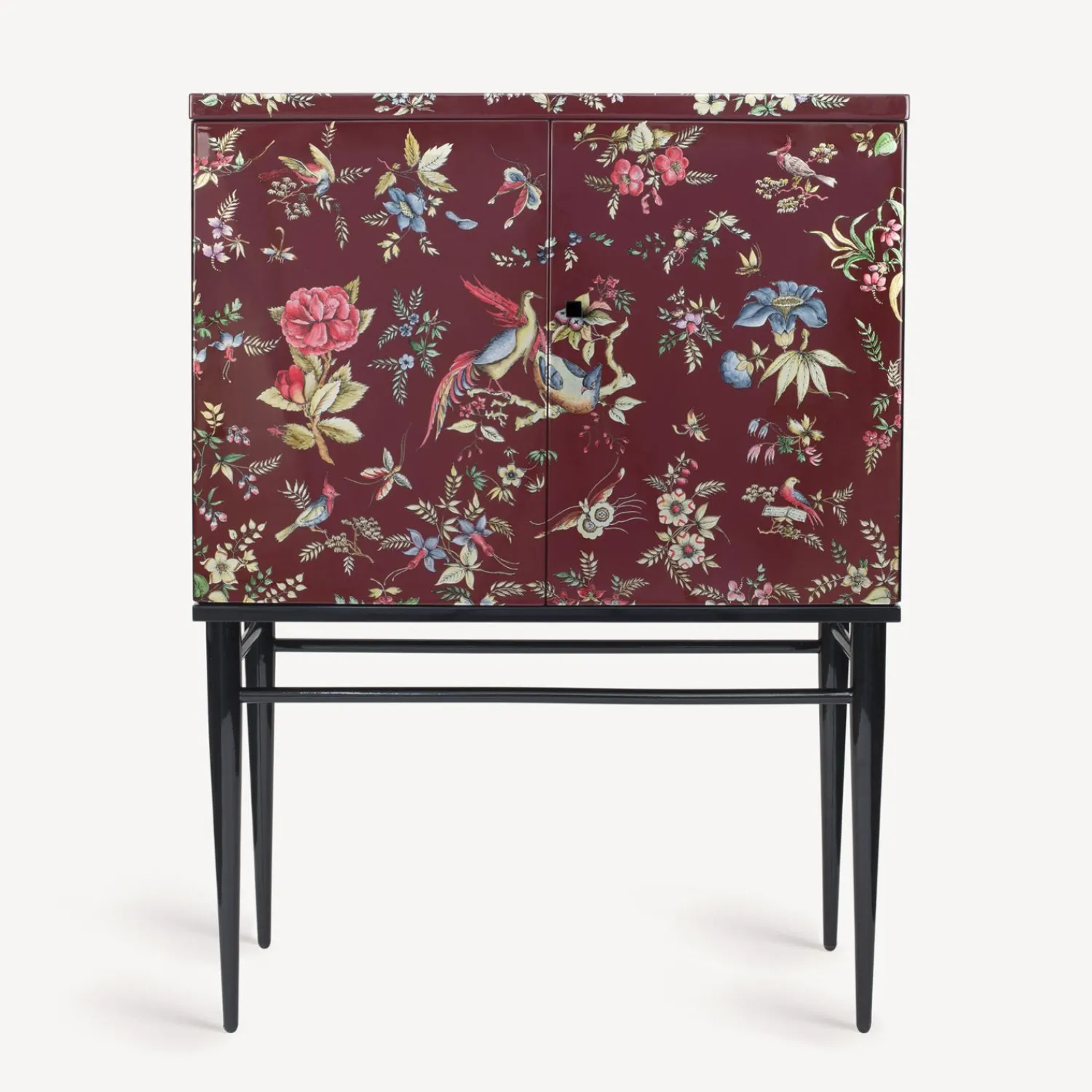 Cabinets<Fornasetti Raised Small Cabinet Coromandel Multicolour