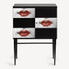 Cabinets<Fornasetti Raised Small Sideboard Kiss White/Black/Red