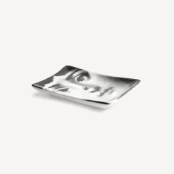 Design Ashtrays<Fornasetti Rectangular Ashtray Tema E Variazioni N.363 White/Black