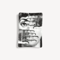 Design Ashtrays<Fornasetti Rectangular Ashtray Tema E Variazioni N.154 White/Black