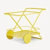 Food Trolley<Fornasetti Rectangular Food Trolley Yellow