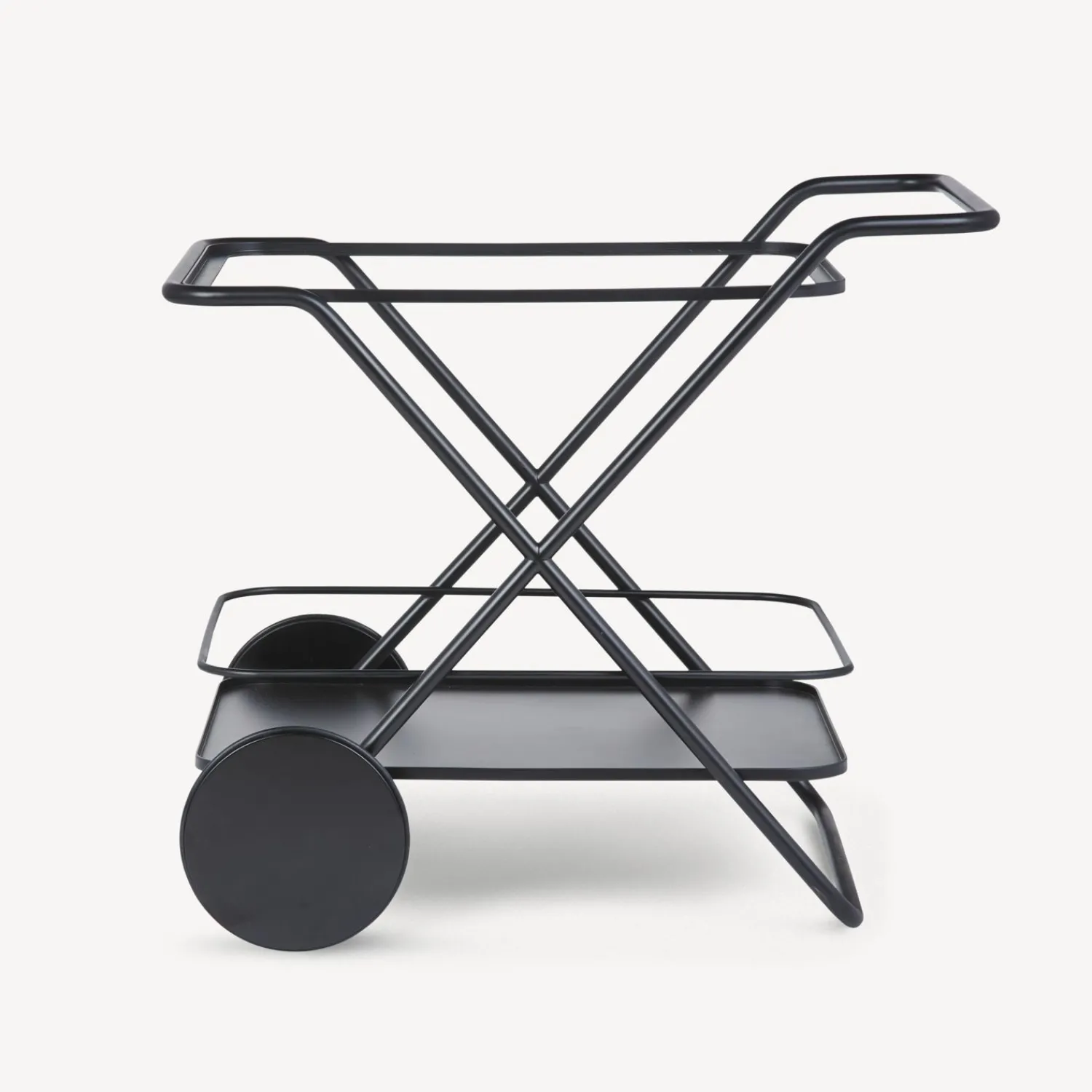 Food Trolley<Fornasetti Rectangular Food Trolley Black