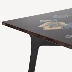 Tables<Fornasetti Rectangular Table Oggetti Sparsi Multicolour
