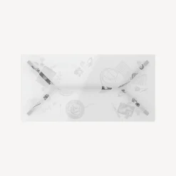 Tables<Fornasetti Rectangular Table Oggetti Sparsi White