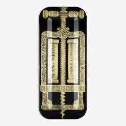 Decorative Trays And Pliants<Fornasetti Rectangular Tray Cavatappi Gold/Black