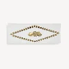 Decorative Trays<Fornasetti Rectangular Tray Giro Di Conchiglie White/Black/Gold