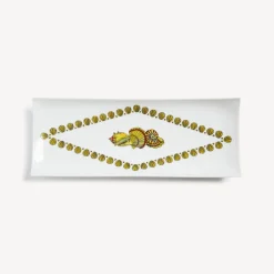 Decorative Trays<Fornasetti Rectangular Tray Giro Di Conchiglie Multicolour