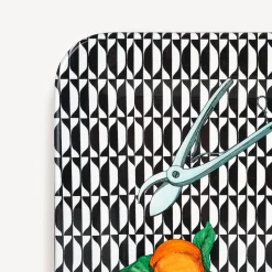 Decorative Trays And Pliants<Fornasetti Rectangular Tray Oggetti E Frutti Su Geometrico Multicolour