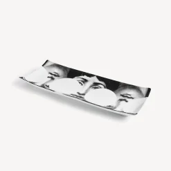Decorative Trays<Fornasetti Rectangular Tray Tema E Variazioni N.149 White/Black