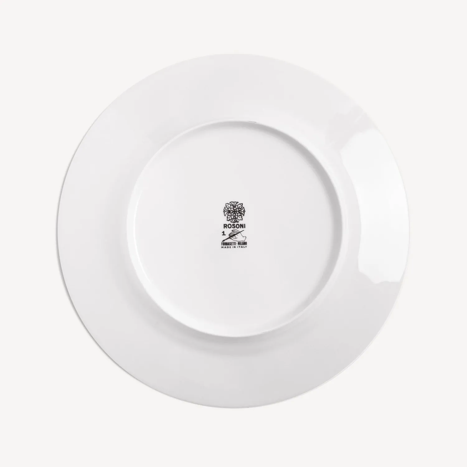 Decorative Plates<Fornasetti Rim Plate Rosone N.1 White/Black/Gold