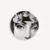 Design Ashtrays<Fornasetti Round Ashtray Tema E Variazioni N.242 White/Black