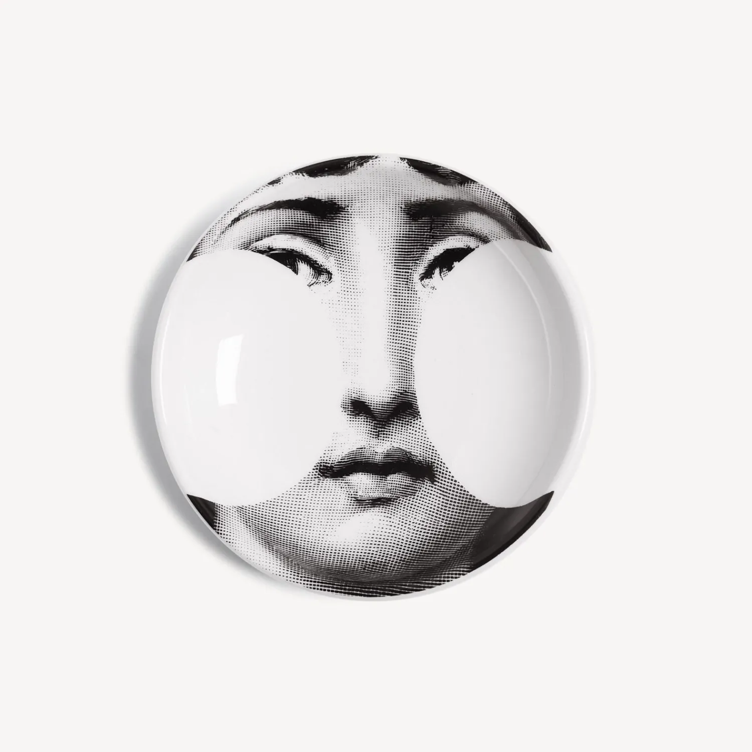 Design Ashtrays<Fornasetti Round Ashtray Tema E Variazioni N.149 White/Black