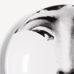 Design Ashtrays<Fornasetti Round Ashtray Tema E Variazioni N.149 White/Black
