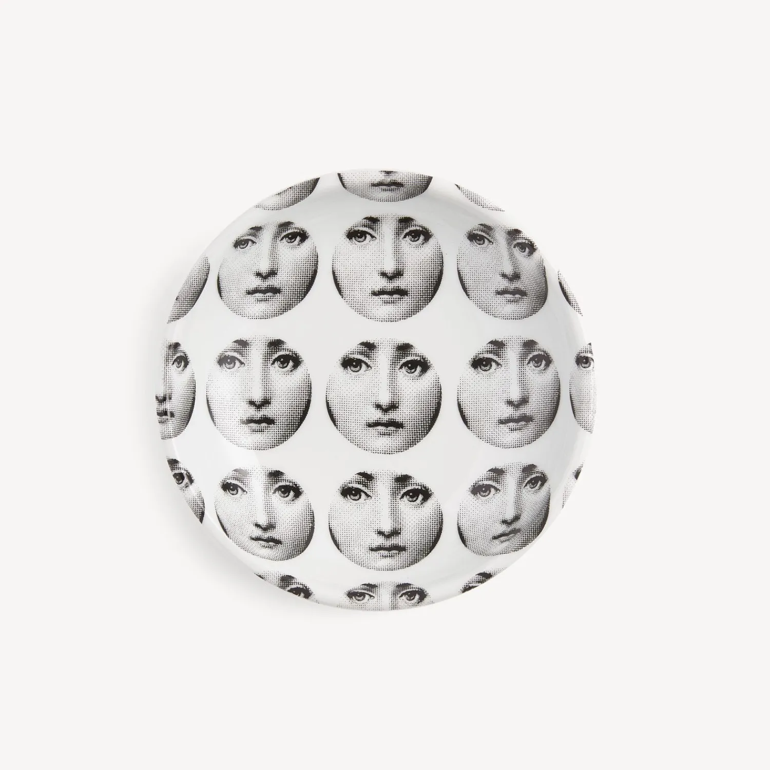 Design Ashtrays<Fornasetti Round Ashtray Tema E Variazioni N.197 White/Black