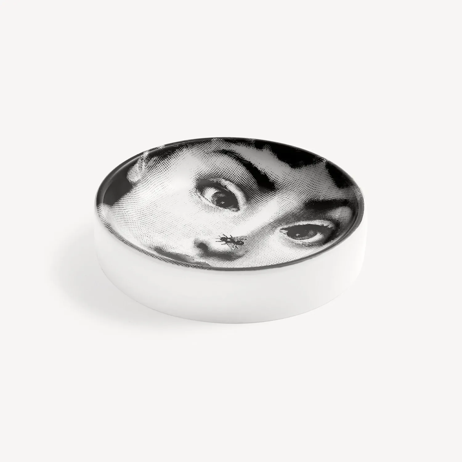 Design Ashtrays<Fornasetti Round Ashtray Tema E Variazioni N.363 White/Black