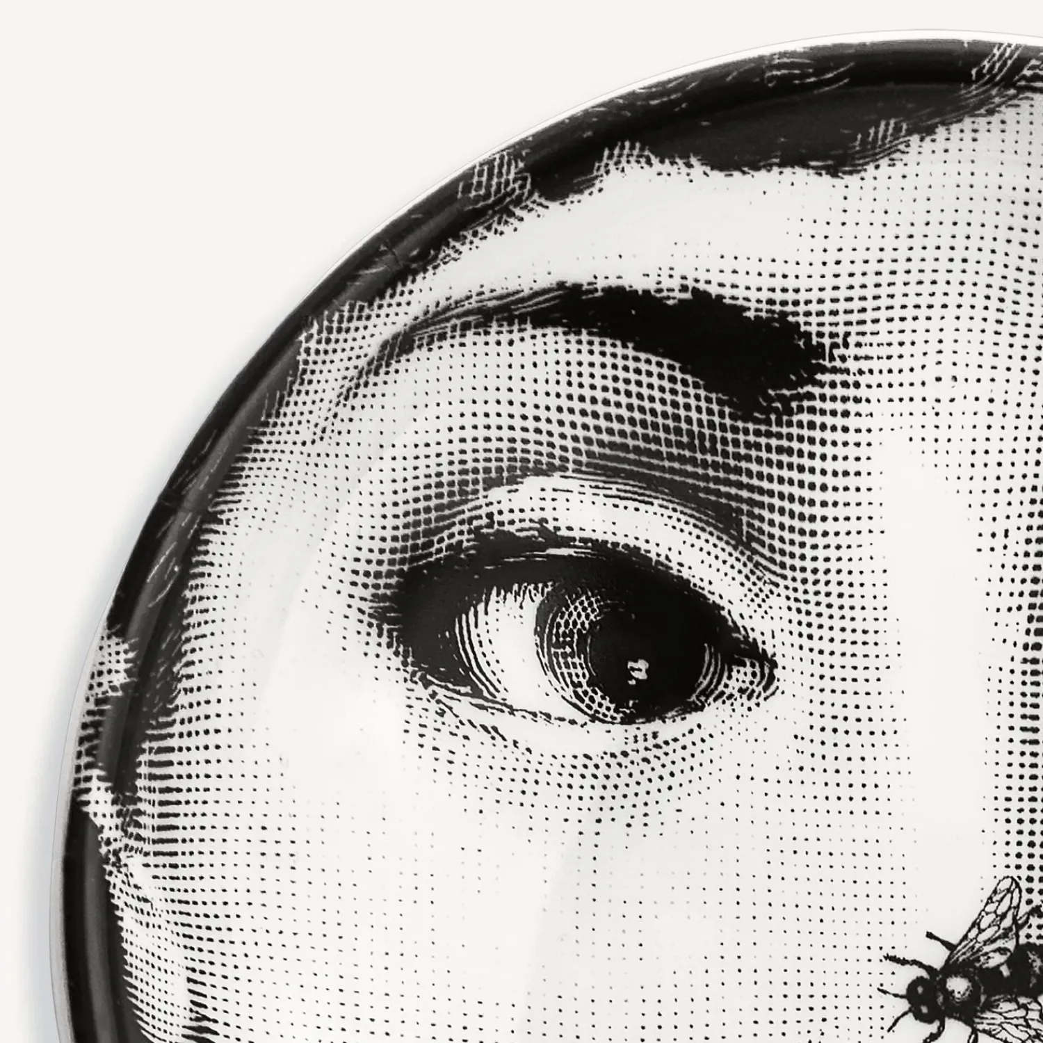 Design Ashtrays<Fornasetti Round Ashtray Tema E Variazioni N.363 White/Black