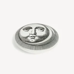 Small Containers<Fornasetti Round Box Luna White/Black