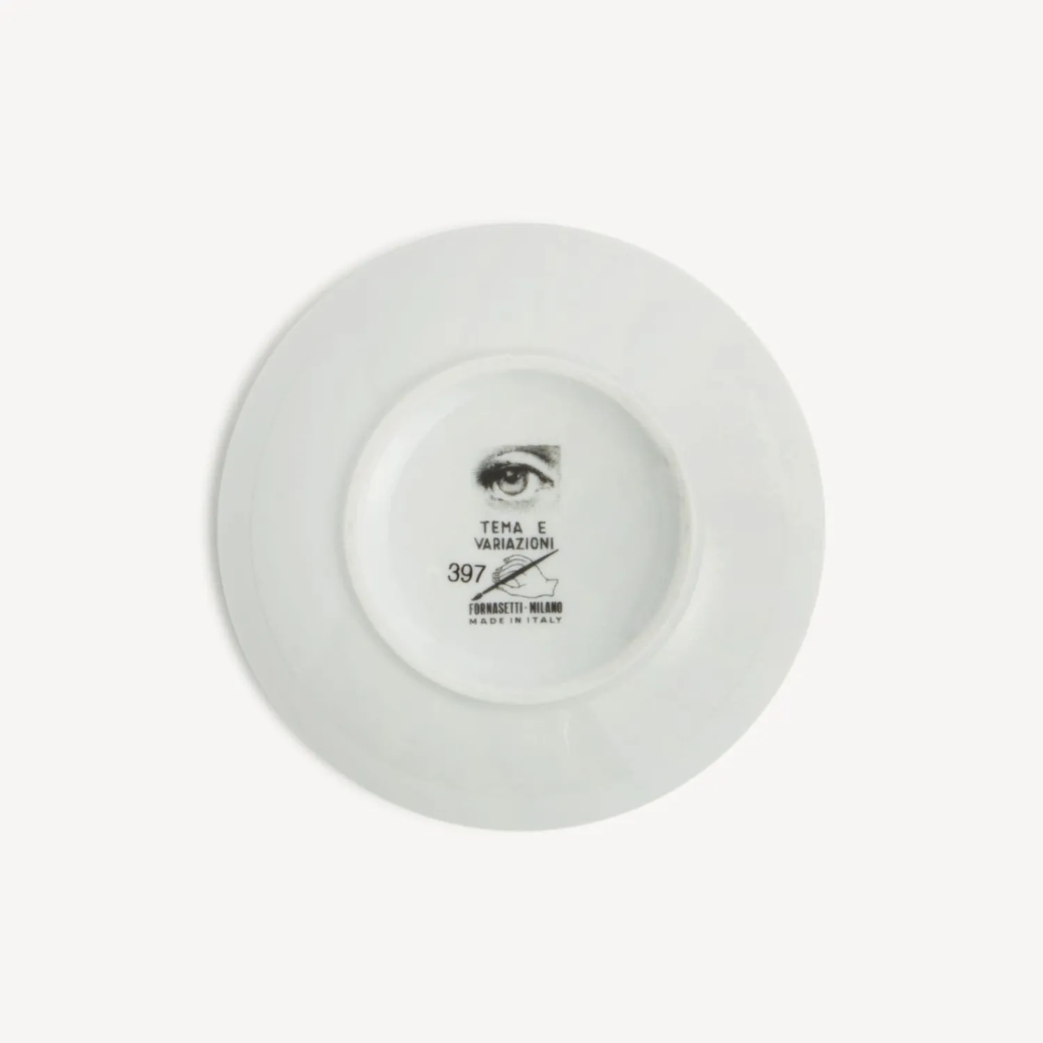 Small Containers<Fornasetti Round Box Red Lips - Tema E Variazioni N.397 White/Black/Red
