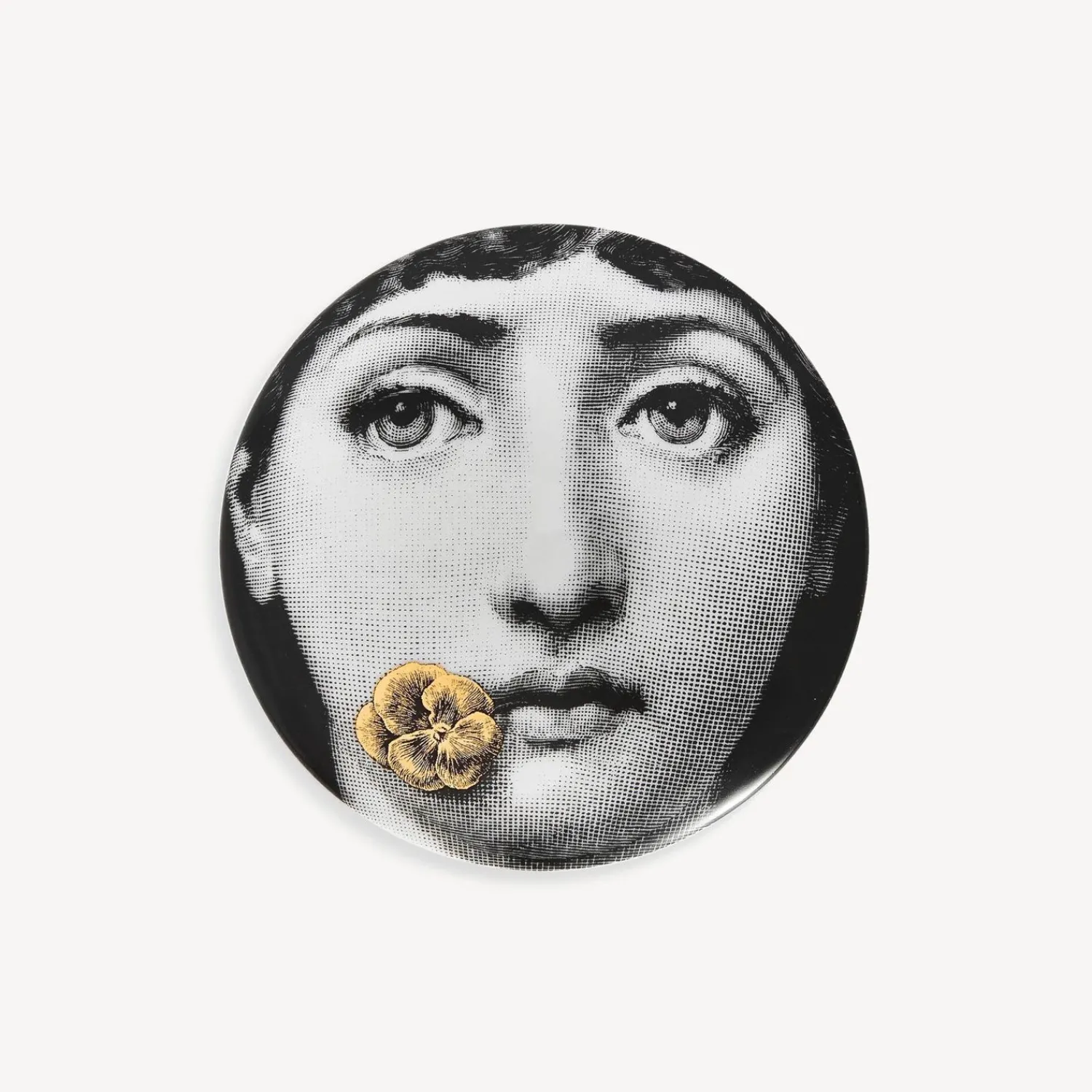 Small Containers<Fornasetti Round Box Tema E Variazioni N.137 White/Black/Gold