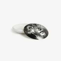 Small Containers<Fornasetti Round Box Tema E Variazioni N.9 White/Black