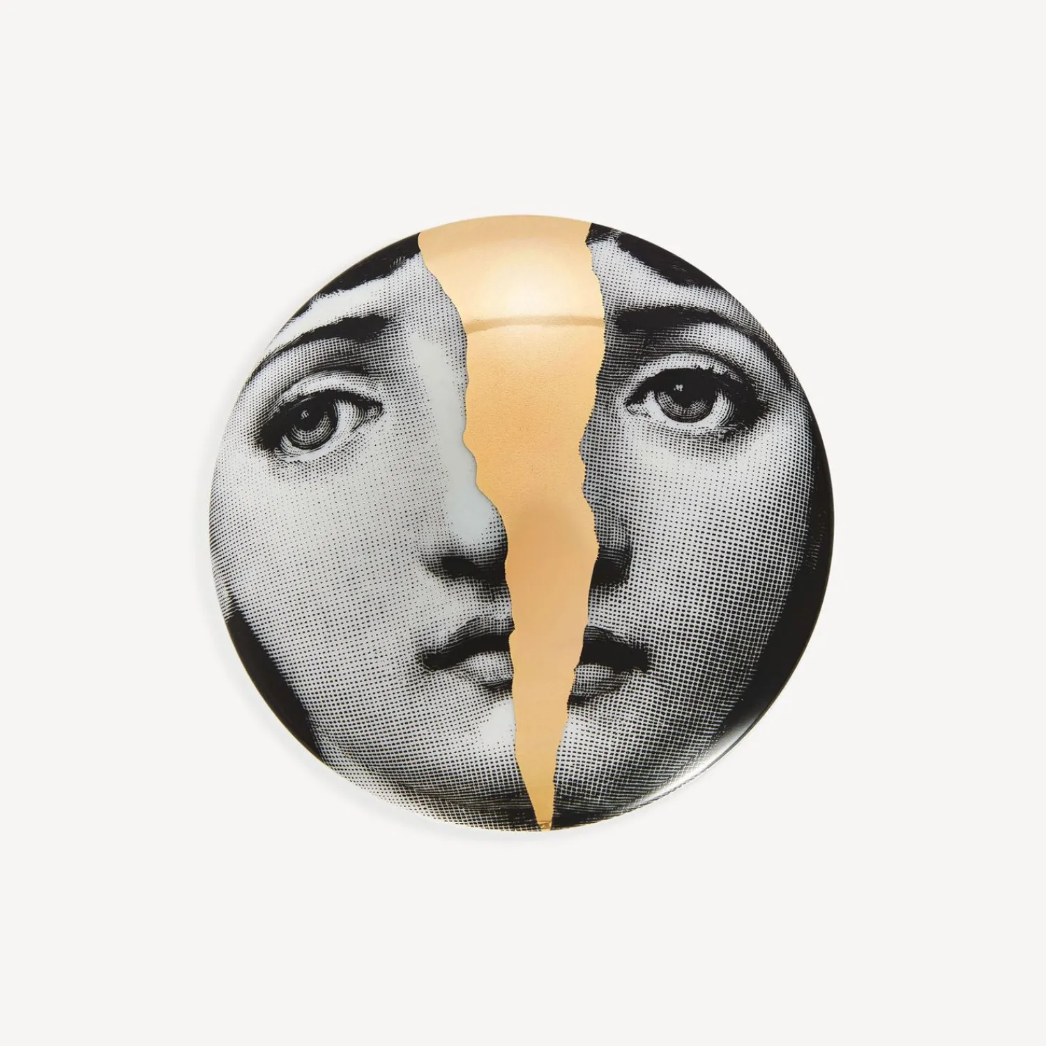Small Containers<Fornasetti Round Box Tema E Variazioni N.10 White/Black/Gold