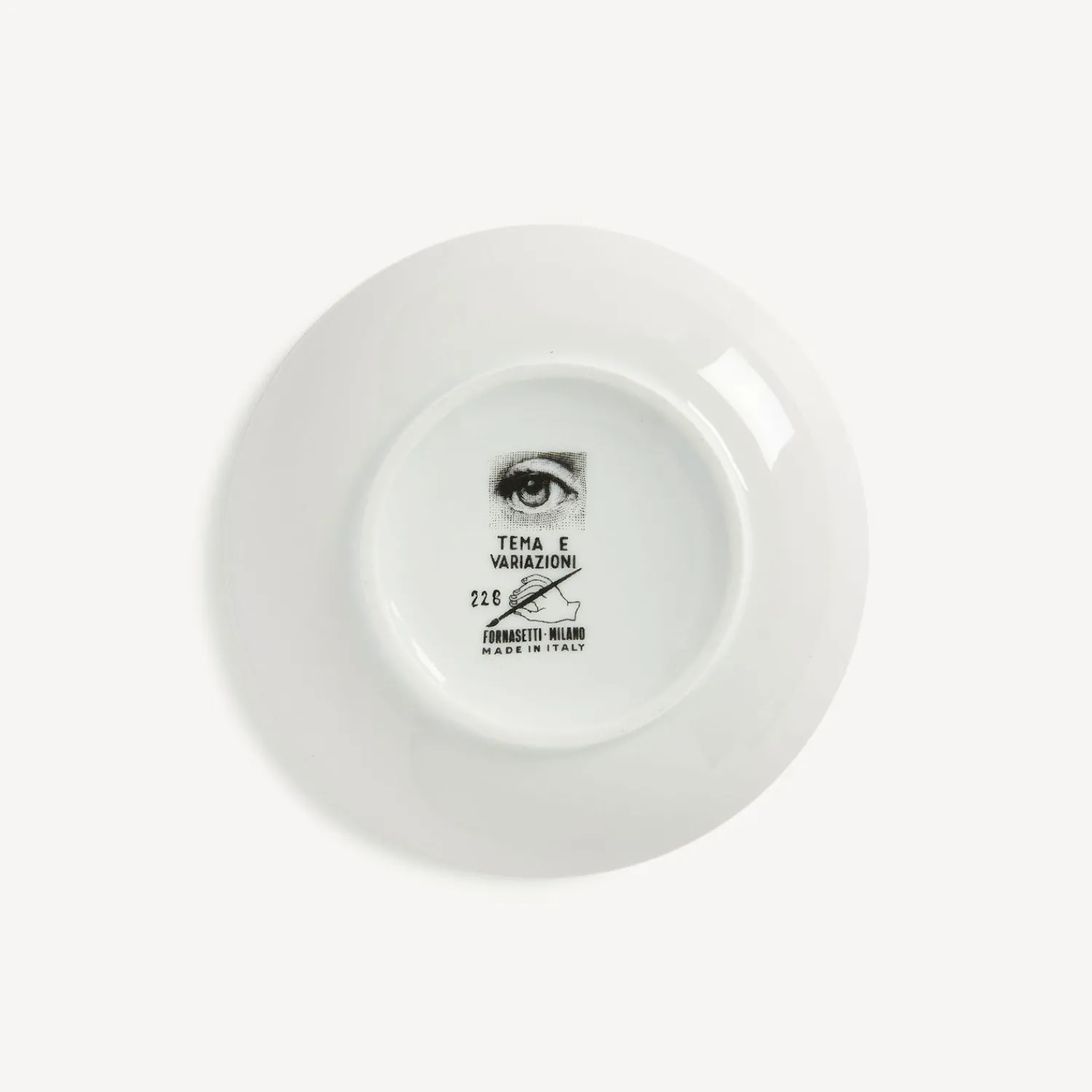 Small Containers<Fornasetti Round Box Tema E Variazioni N.228 White/Black/Gold